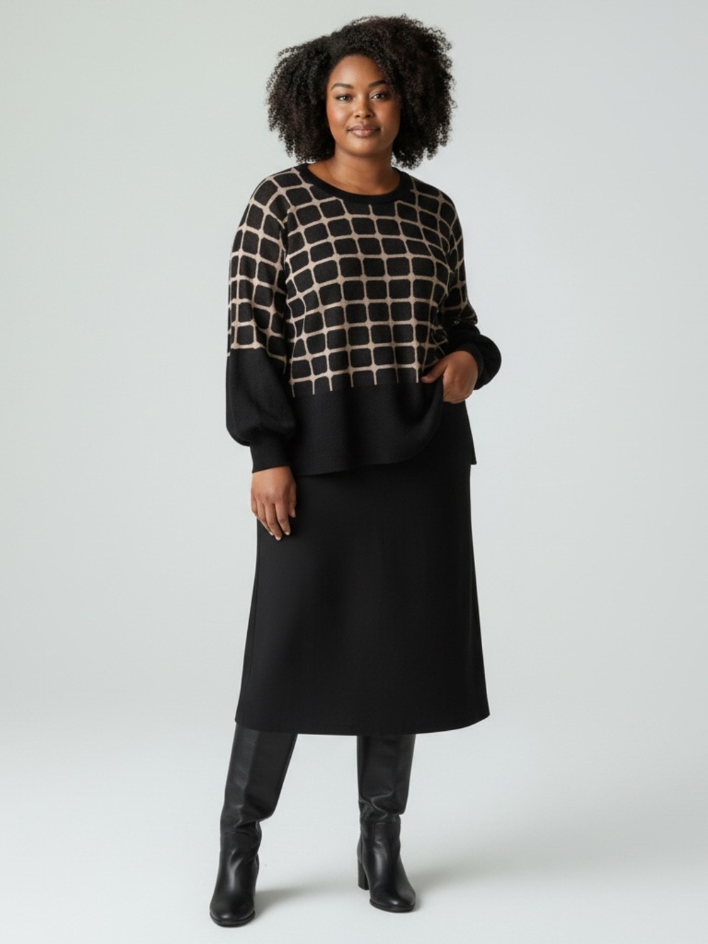 Ming Wang Crewneck Sweater women’s size 1X NWT